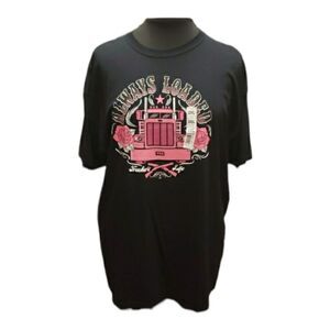 Lady Trucker NWT black graphic tee sz 2X